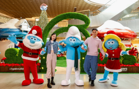 东荟城名店仓联乘蓝精灵打造「Smurfs Up Christmas」圣诞活动